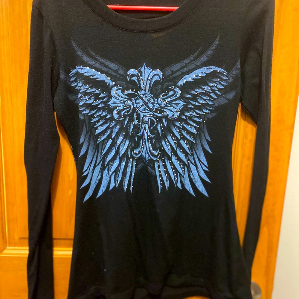 Angel Wings Long Sleeve with Back Cut Out